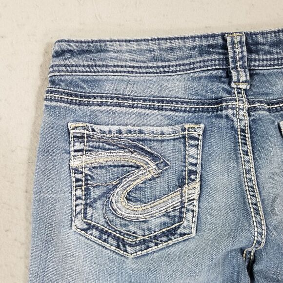 Silver Jeans Women's Boot Cut Light Blue - Picture 8 of 15